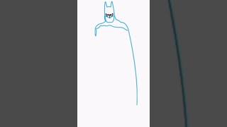 Batman drawing shorts رسم باتمان خطوة بخطوة