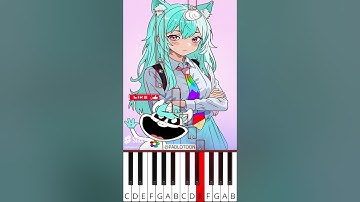 Smiling Critters in ANIME Style Part 2 (@PADLOTOON) - Octave Piano Tutorial