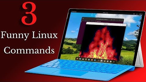 3 Funny Linux Commands