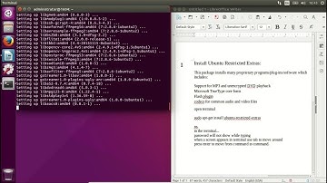 How to install flash, microsoft truetype core fonts and codecs for video and audio on ubuntu 16.04