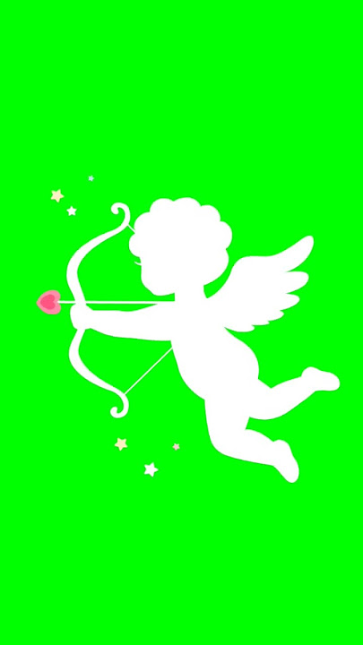 Green Screen Animated Cupid | Angel Icon