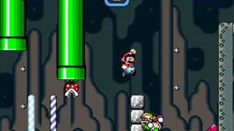 Underground Switch and Lava - A Super Mario Flash 2 Custom Level by Mario Blight