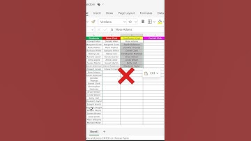 How to Create Random Teams in Excel (with Formula) #shorts #excel