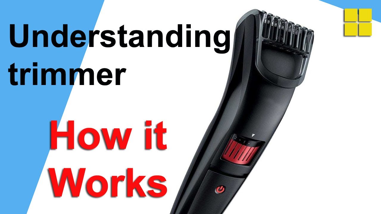 how to use trimmers on hair