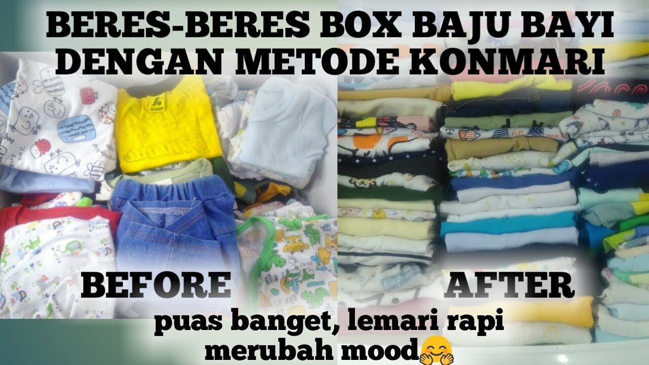  CARA  MELIPAT BAJU  BAYI  DENGAN TEKNIK KONMARI YouTube