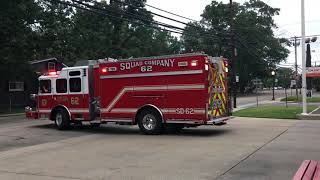 Pine Hill FD Squad 62 Backing In