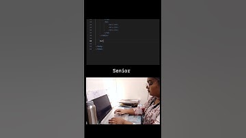 Junior Vs Senior Frontend developer #shorts #html #javascript #css #webdevelopment