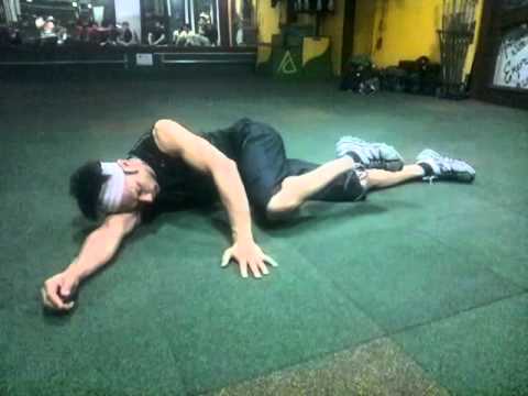 fitness videos online lying knee ups n leg pulse