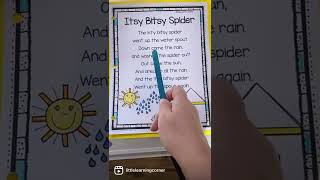 Itsy Bitsy Spider Nursery Rhyme for Kids