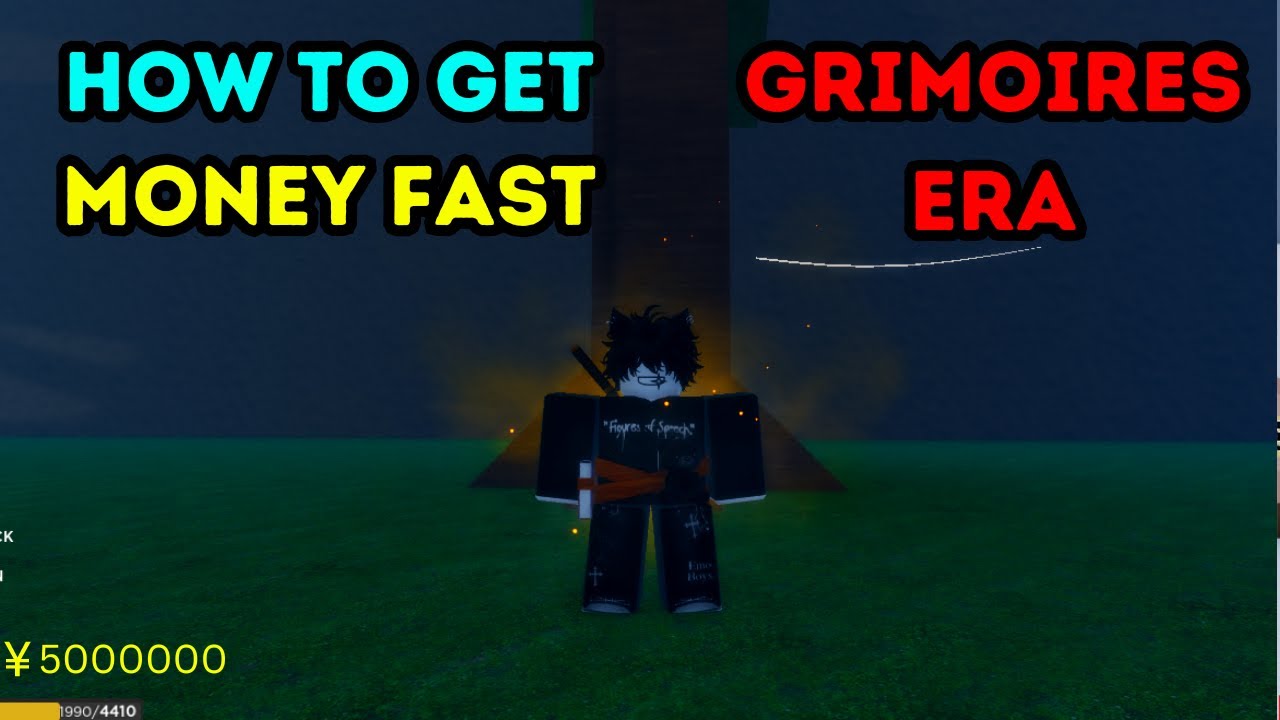 How To Get Unlimted Money Fast In Roblox Grimoires Era YouTube 