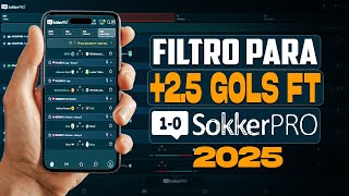 CREATING A FILTER FOR OVER 2.5 GOALS ON SOKKERPRO - Cadú Tips screenshot 3