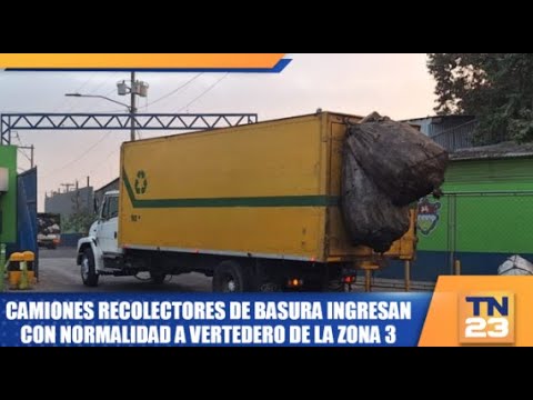 Camiones recolectores de basura ingresan con normalidad a vertedero de ...