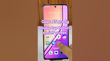 Double tap to turn On/off screen in oppo a5 pro 5g #oppoa5pro #oppo