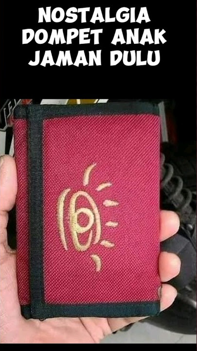 dompet kebanggaan anak SD jaman dulu #nostalgia #jadul #tahun90an #shorts