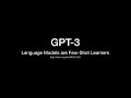 [research paper review] GPT-3 : Language Models are Few-Shot Learners