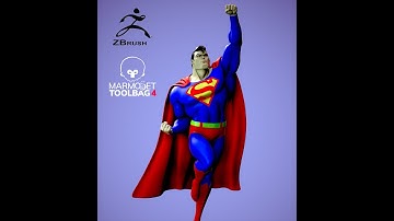 Stylized Superman Zbrush and Marmoset Toolbag 4 Course