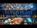 Elven Feast Under the Silver Tree — Night Ambience for Deep Sleep 🌙 | 3 Hours