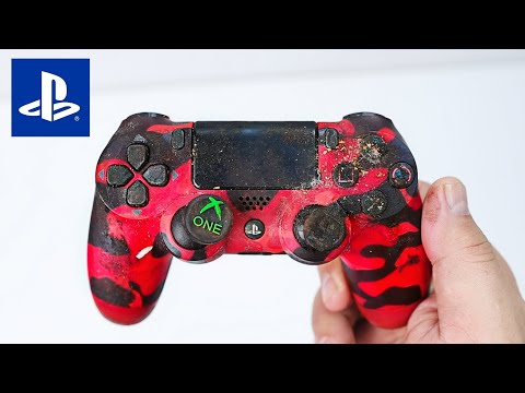 Видео: Восстановление и ремонт сломанного контроллера PS4 DualShock 4 #asmr