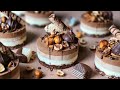 No-Bake /미니 트리플 초콜릿 무스케이크 만들기 / Mini Triple Chocolate Mousse Cake Recipe / チョコレートムースケーキ / Boone Bake