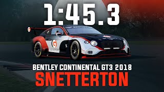 Snetterton 1:45.3 - Bentley Continental GT3 2018 | ACC V1.10.3 screenshot 3