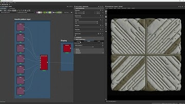 Padded wall panel using Houdini to Substance Designer workflow