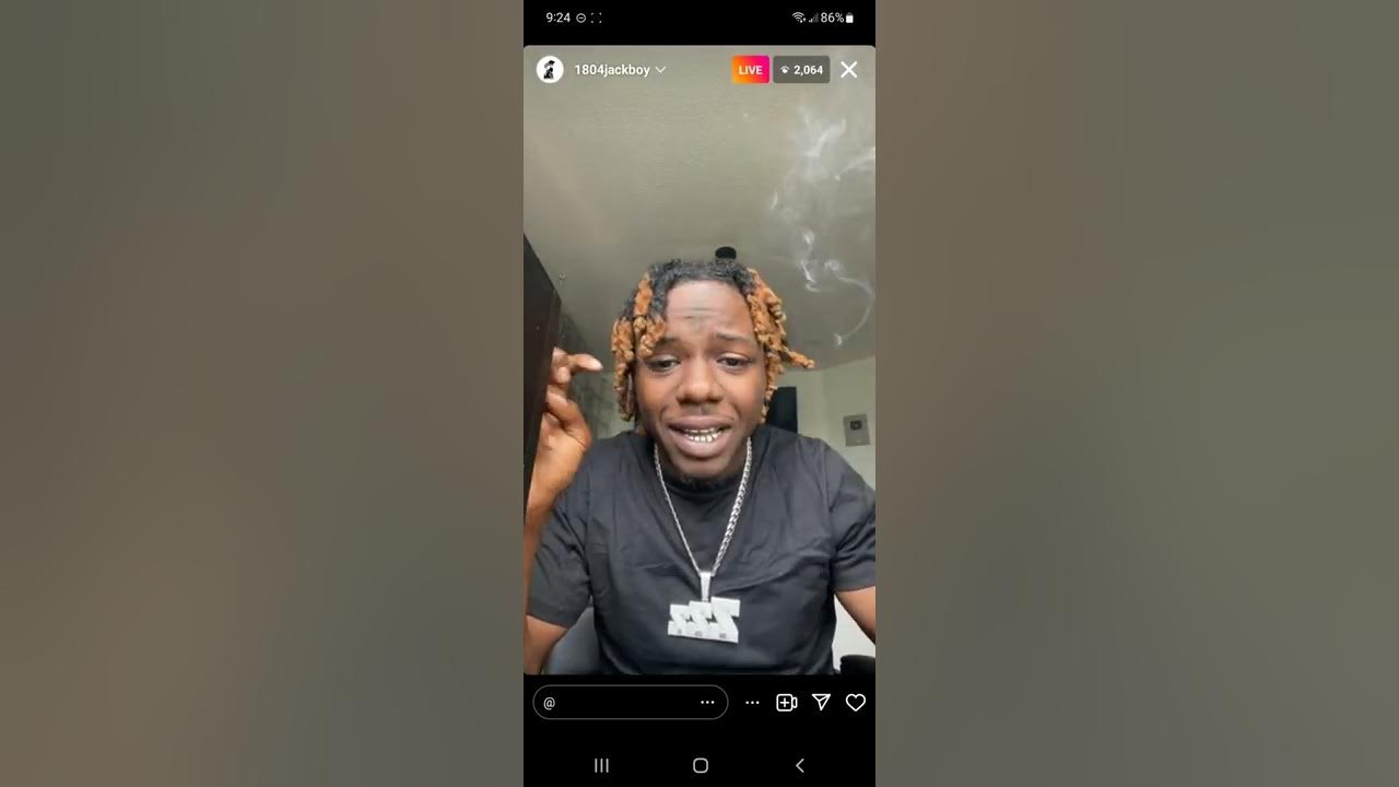 Jackboy Instagram Live 7/7/2022 YouTube
