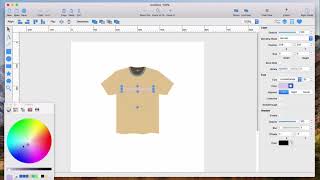 Add Text Tutorial - Fashion Art - Sketch Clothes, T-Shirt Design Software screenshot 2