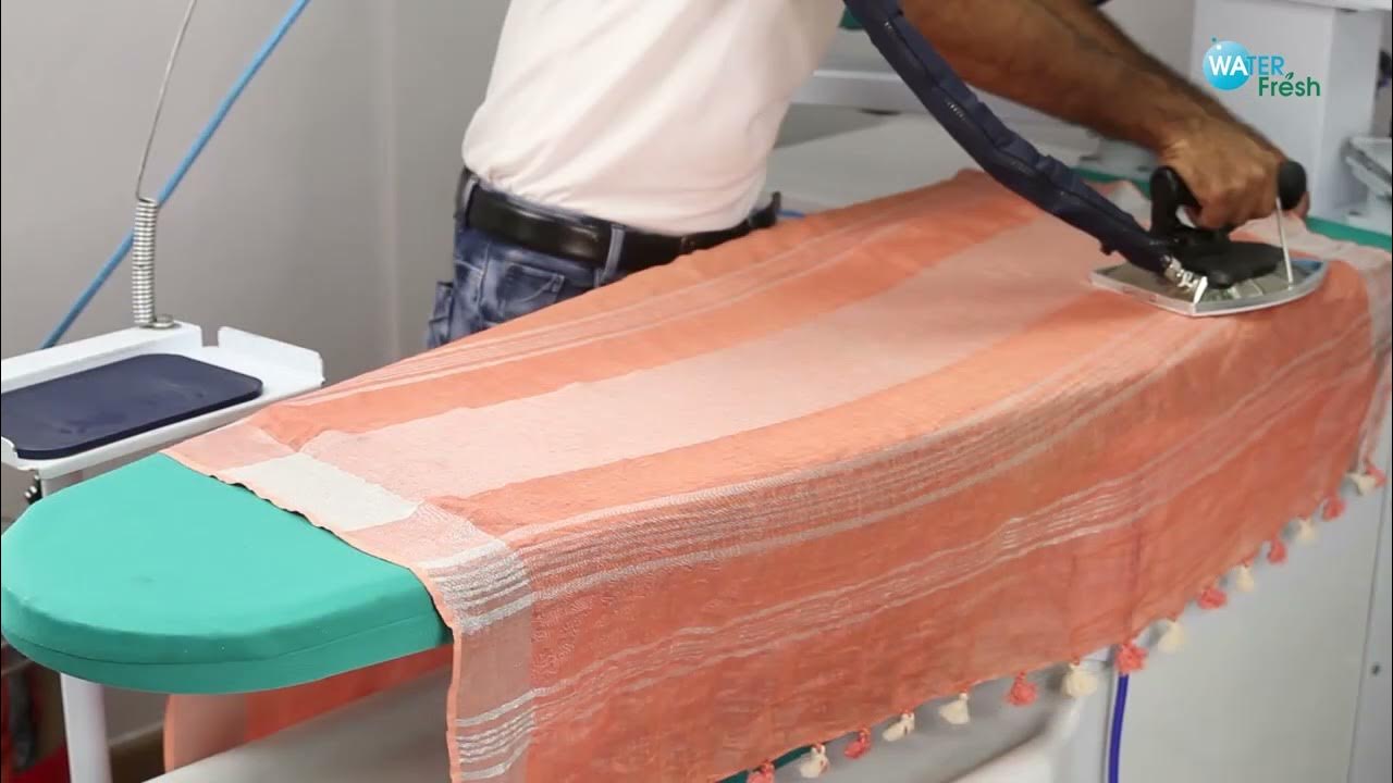 Steam Pressing a Saree YouTube