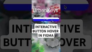 Learn how to create this interactive button hover in figma #figma #design #figmatips