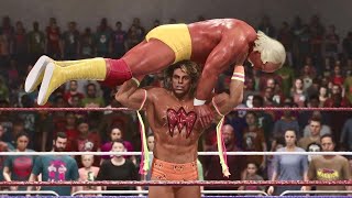 WrestleMania VI - Ultimate Warrior vs Hulk Hogan | Championship | WWE2K24 | Gameplay | PlayStation by Jacquo 96 views 6 days ago 8 minutes, 5 seconds