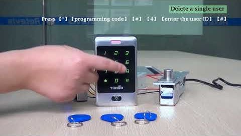 Tivdio Access Control  Touch Keypad  Silver