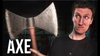 FORGING A DOUBLE BLADE AXE