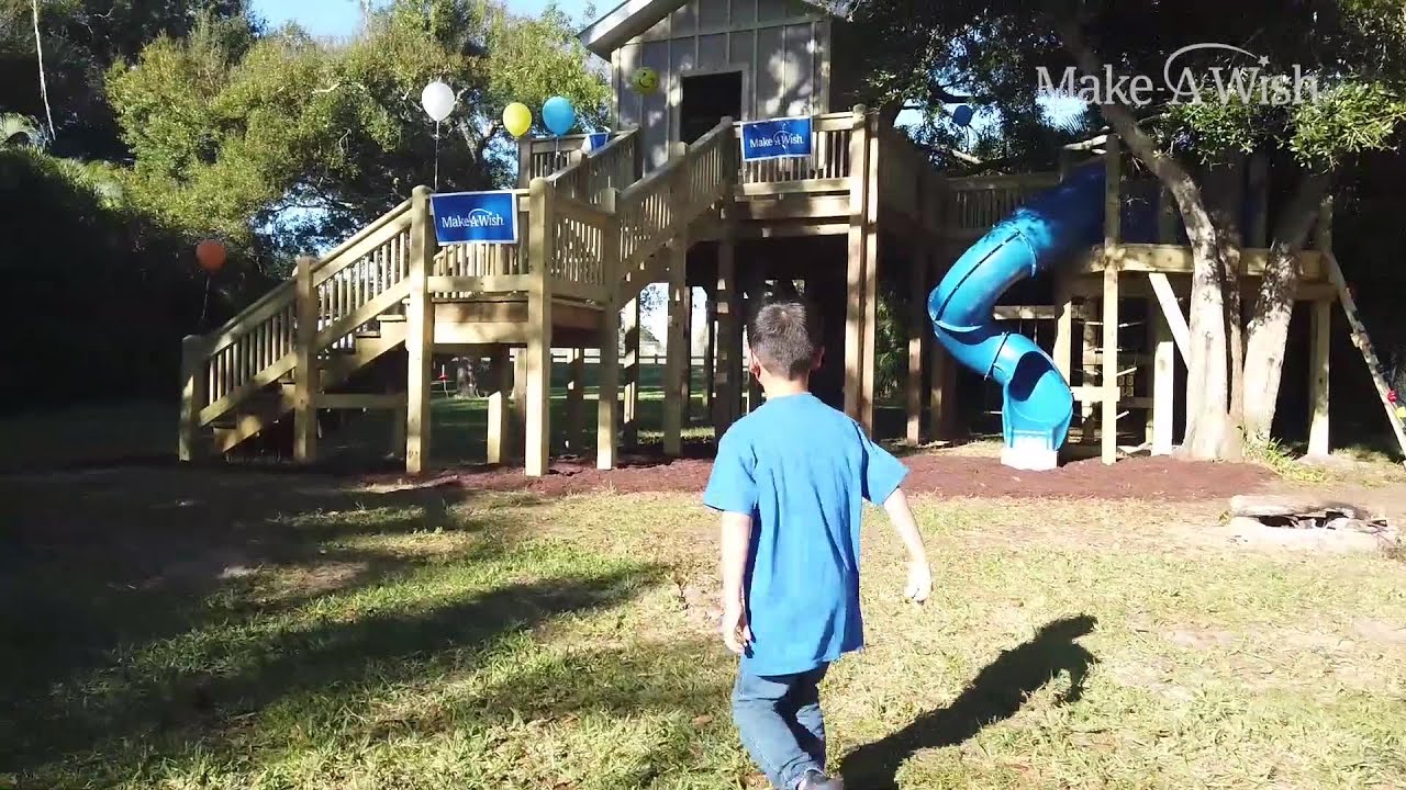 Make-A-Wish grants Lake Placid child's wish: A new treehouse