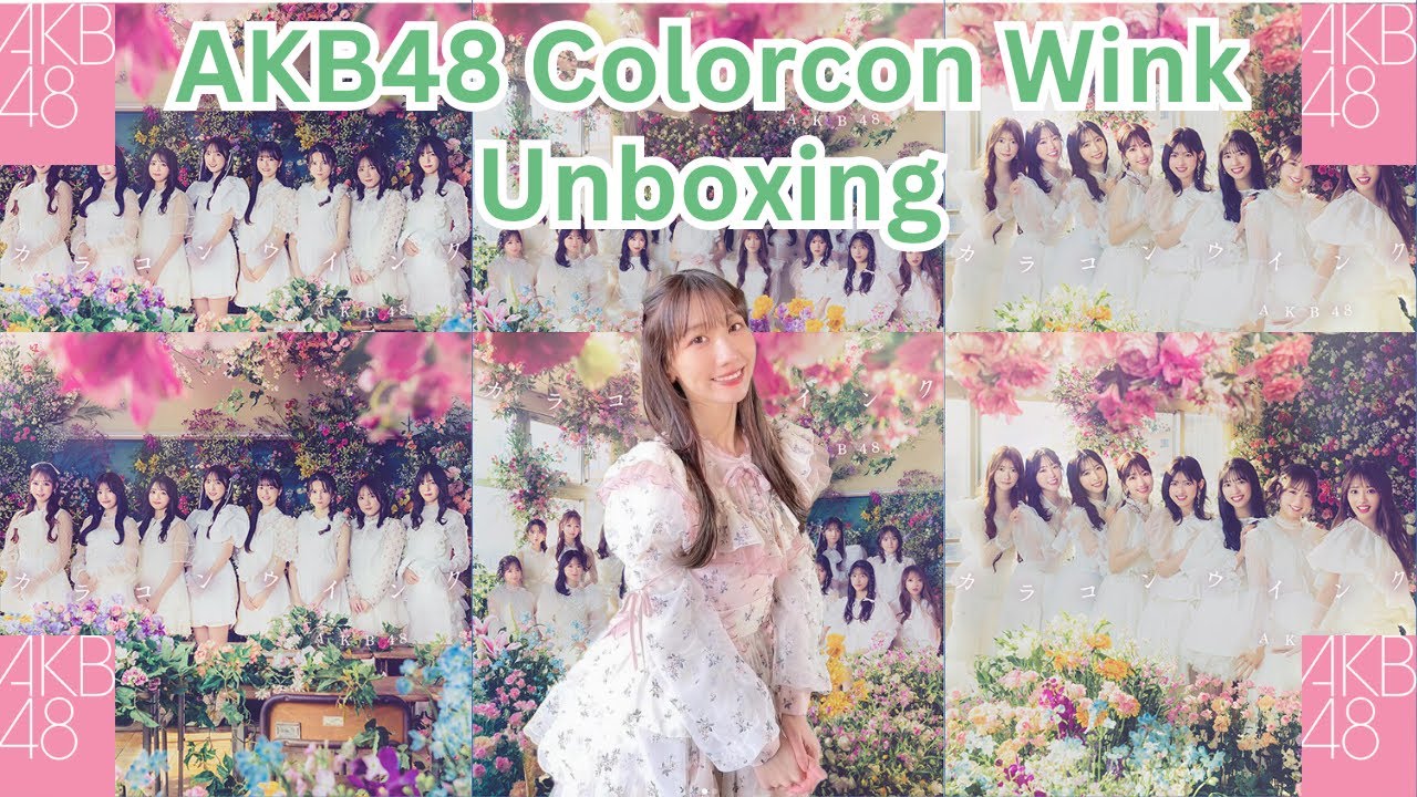 AKB48 Colorcon Wink Unboxing (Includes Autograph!) - YouTube