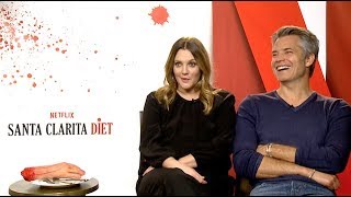 SANTA CLARITA DIET Season Two interview with Drew Barrymore and Timothy Olyphant