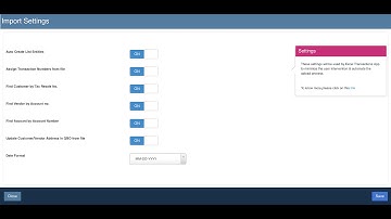 How to Customize Import Settings in SaasAnt Transactions Online