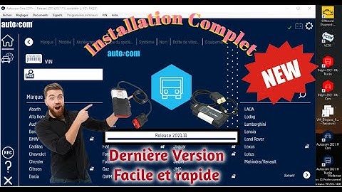 Installation de la dernière Autocom diagnostic complet facile et rapide ✅⚡