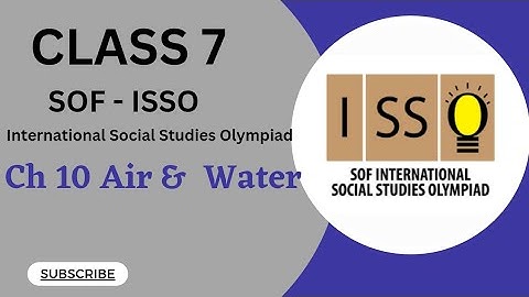 Class 7/ SOF-ISSO /Ch 10 Air & Water #class7isso #socialolympiad #sofisso #class7ncert #Geography