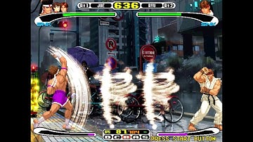 1034: Capcom vs. SNK Pro \\ Dreamcast \\ Joe, EX Sakura, Kim max lvl Arcade Mode playthrough : P