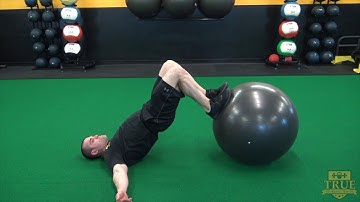 Stability Ball 2/1 Leg Curl