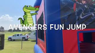 Avengers Fun Jump Rentals In Lafayette Louisiana.