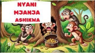 HADITHI-NYANI MJANJA ASHIKWA | SWAHILI STORY | CLEVER MONKEY GETS CAUGHT(SWAHILI) | ADISI ZA SWAHILI