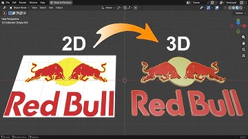 Turn Any Logo from 2D to 3D Using Blender 5