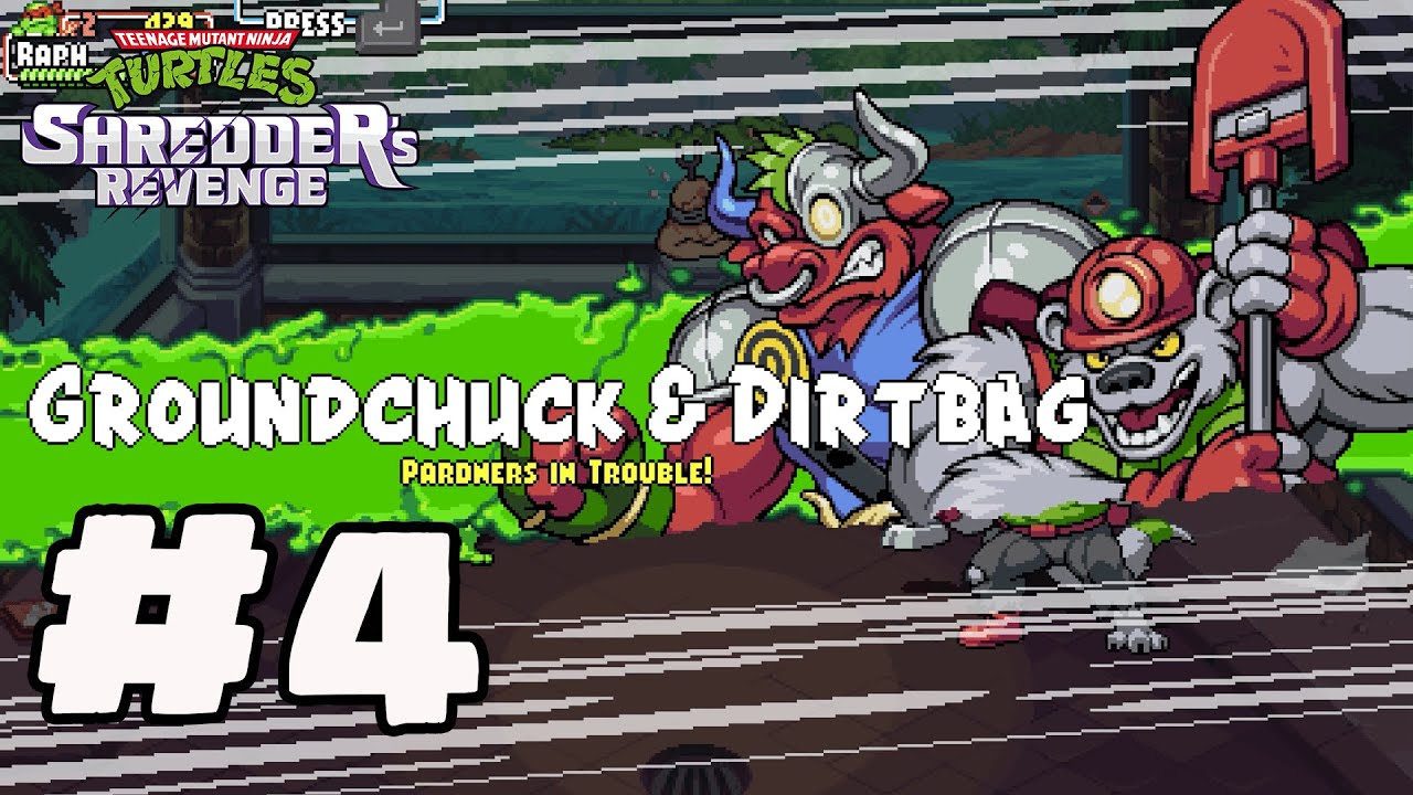 TMNT Shredder's Revenge Episode 4 Central Park Zoo Dirtbag and