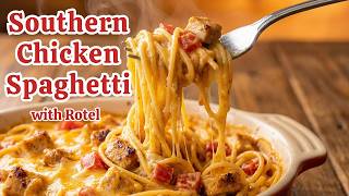 Creamy Chicken Spaghetti with Rotel| The Dish Everyone Keeps Asking Me About
