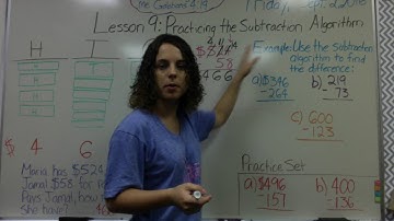 Lesson 9: Practicing the Subtraction Algorithm