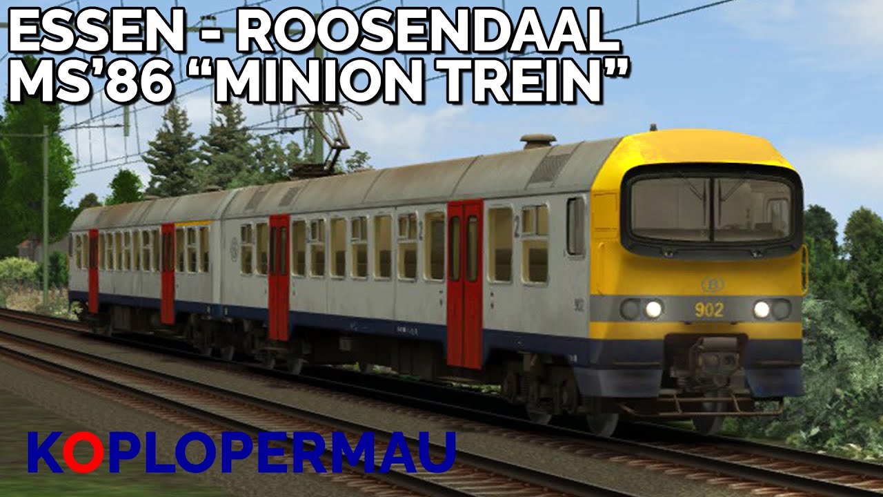 Train Simulator 2023: Met de MINION TREIN van Essen (B) naar Roosendaal