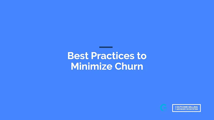 The Outcome Selling Advisory Ecosystem: Managing Churn During COVID-19