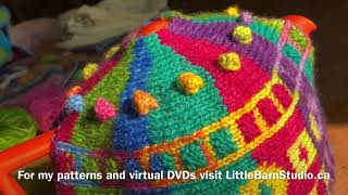 Finishing the Tea Cozy Spout Opening