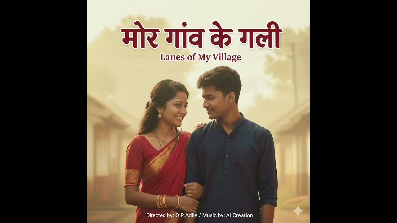 ♥️मोर गांव के गली CG Song । AI से बनाया हुआ एक बार जरूर सुने । 🎈Desi CG video | Chhattisgarhi feel 